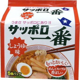 Sapporo Ichiban soysauce flavor 5portions